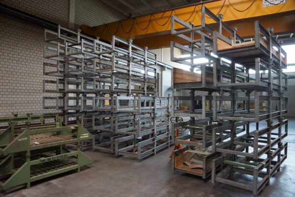 34 Stück verzinkte Langgutgestelle, Rungen - Langgutgestell stapelbar, kranbar, sehr stabil - gebraucht- : – Bild 2