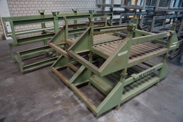4 Stück Stapelgestelle, Langgutgestelle, sehr stabil - gebraucht- :