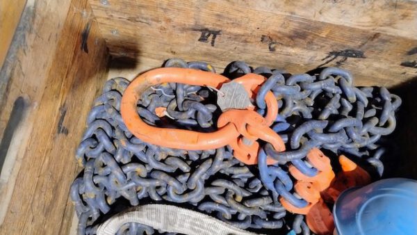 Krantraverse 25 to. Arbeitsbreite 2 – 5m, mit 2 Anschlagketten, – Bild 11