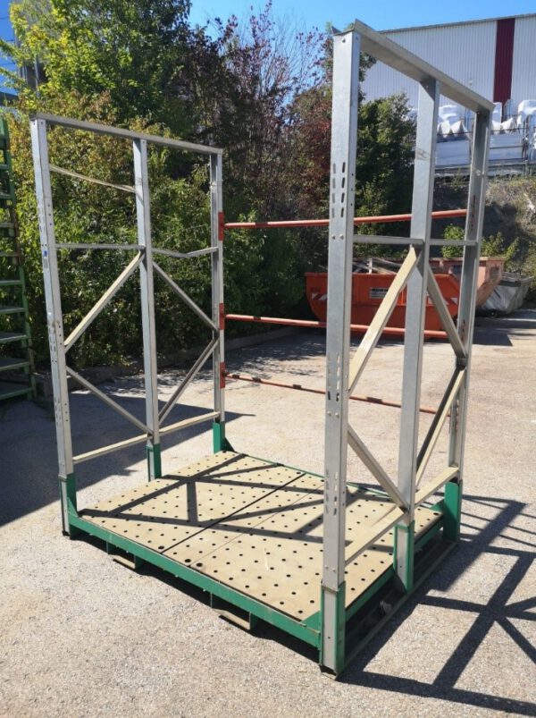 250x Rungengestelle / Lagergestelle / Stapelgestelle, ca. 1,98 x 1,40 x 2,45m – Bild 2