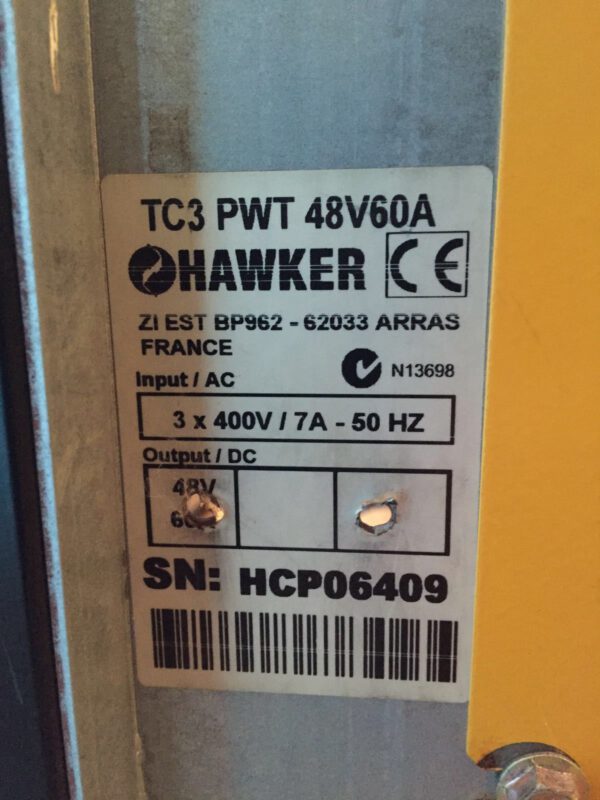 Ladegerät Gabelstapler Hawker TC3 PWT 48V60A Powertech - gebraucht -: lagertechnik