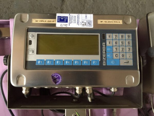 Bizerba Plattformwaage max. 600Kg Wägeterminal ST Bodenwaage max.600Kg min. 0,4Kg - gebraucht -: – Bild 4
