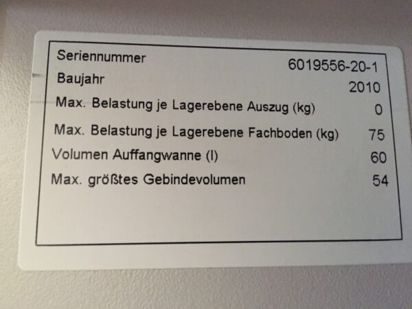 Asecos F30.197.120-G Gefahrenstoffschrank Gefahrengutschrank - gebraucht - : – Bild 4