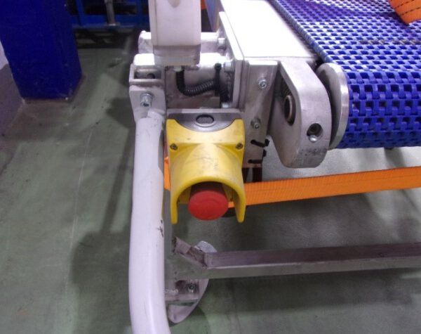 Ausziehbares Teleskopförderband, Aluminium, Länge 8000 – 20.700mm Nutzbreite 600 mm Gliedband, mit hydraulisch höhenverstellbarer Arbeitsbühne – Bild 6